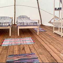 Глэмпинг на берегу Белого моря, Республика Карелия