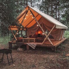 Глэмпинг Boho Camp, Ленинградская область