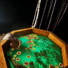 Дом семейного отдыха с чаном и баней возле горнолыжки Сорочаны, Московская область