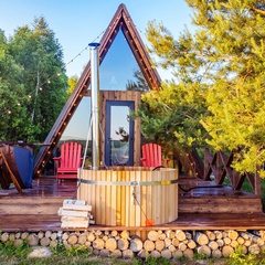 Глэмпинг На краю земли, Калужская область