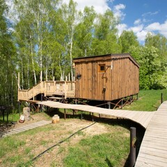 Глэмпинг На краю земли, Калужская область