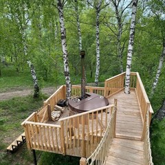 Глэмпинг На краю земли, Калужская область