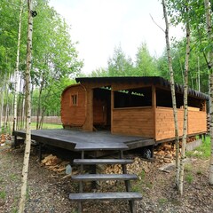 Глэмпинг Круча на Волге, Костромская область