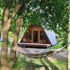 Глэмпинг Круча на Волге, Костромская область