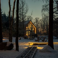 Глэмпинг Домик на хуторе Кууса, Ленинградская область
