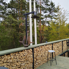 База отдыха А в лесу, Московская область