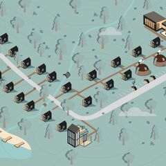 База отдыха ЭкоПорт на Отрадном, Ленинградская область