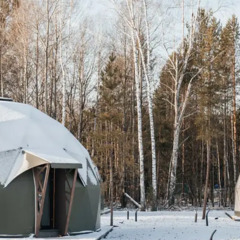 Глэмпинг Лаки Глэмпинг, Новосибирская область