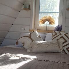 Глэмпинг А-фрейм Бережок, Тверская область