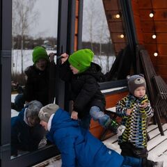 Глэмпинг А-фрейм Бережок, Тверская область