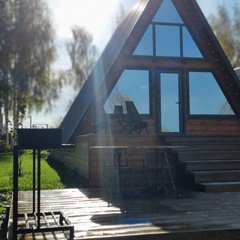 Глэмпинг А-фрейм Бережок, Тверская область