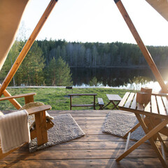 Глэмпинг Смородина, Республика Карелия