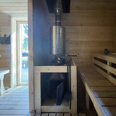 Гостевой дом А-фрейм с баней, Московская область