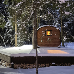 Гостевой дом А-фрейм с баней, Московская область