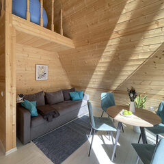 Гостевой дом А-фрейм с баней, Московская область