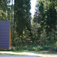 Гостевой дом А-фрейм с баней, Московская область