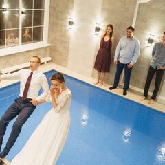 Дом Замок на берегу озера, Московская область