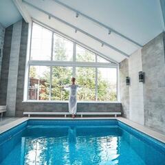 Дом Замок на берегу озера, Московская область