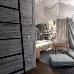 Глэмпинг  В кронах, Московская область