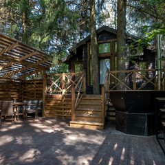 Глэмпинг  В кронах, Московская область