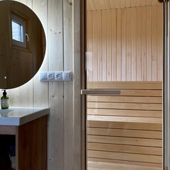 Глэмпинг Sheluha house Дом с сауной и чаном , Московская область