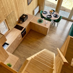 Глэмпинг Sheluha house Дом с сауной и чаном , Московская область