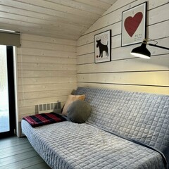 Глэмпинг Sheluha house Дом для уединения с камином около леса, Московская область