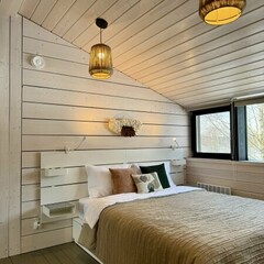 Глэмпинг Sheluha house Дом для уединения с камином около леса, Московская область