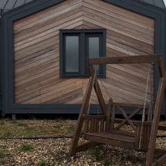 Глэмпинг Sheluha house Барн2 с панорамным видом, Московская область