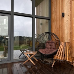 Глэмпинг Sheluha house Барн2 с панорамным видом, Московская область