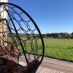 Глэмпинг Sheluha house Барн2 с панорамным видом, Московская область