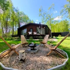 Глэмпинг Sheluha house Дом с беседкой, Московская область