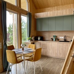 Глэмпинг Sheluha house Отличная инфраструктура поселка и сауна в домике, Московская область