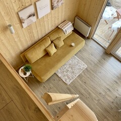 Глэмпинг Sheluha house Отличная инфраструктура поселка и сауна в домике, Московская область