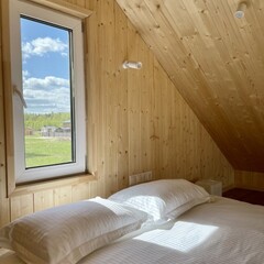 Глэмпинг Sheluha house Отличная инфраструктура поселка и сауна в домике, Московская область