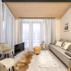 Глэмпинг Sheluha house Дом в поселке бизнес-класса, Московская область