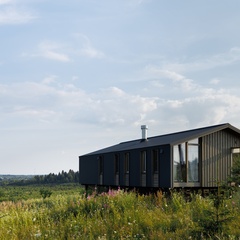 Глэмпинг Sheluha house Дубльдом с видами природы, Московская область