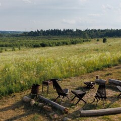Глэмпинг Sheluha house Дубльдом с видами природы, Московская область