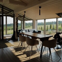 Глэмпинг Sheluha house Дубльдом с видами природы, Московская область