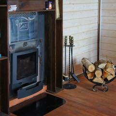 Коттедж с камином и баней, Московская область