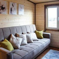 Коттедж с камином и баней, Московская область