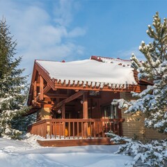Коттеджный комплекс Альпийские дома на горнолыжном курорте Свияжские холмы, Татарстан