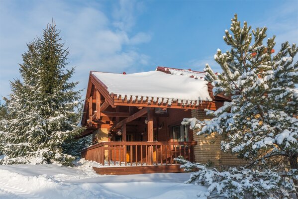 Альпийские дома на горнолыжном курорте Свияжские холмы — фото 1