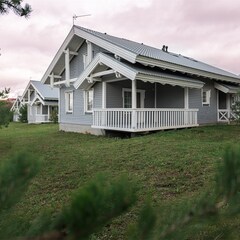 Коттеджный комплекс Альпийские дома на горнолыжном курорте Свияжские холмы, Татарстан