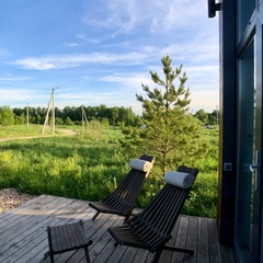 Глэмпинг Sheluha house Уютный Tiny House с мансардным окном, Московская область