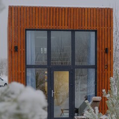 Глэмпинг Sheluha house Уютный Tiny House с мансардным окном, Московская область