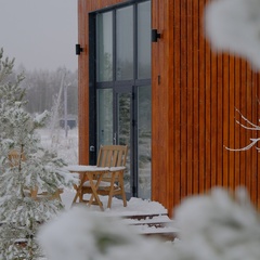 Глэмпинг Sheluha house Уютный Tiny House с мансардным окном, Московская область