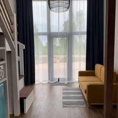 Глэмпинг Sheluha house Уютный Tiny House с мансардным окном, Московская область