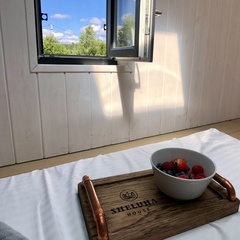 Глэмпинг Sheluha house Уютный Tiny House с мансардным окном, Московская область