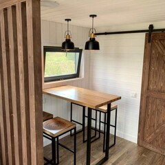 Глэмпинг Sheluha house Уютный Tiny House с мансардным окном, Московская область